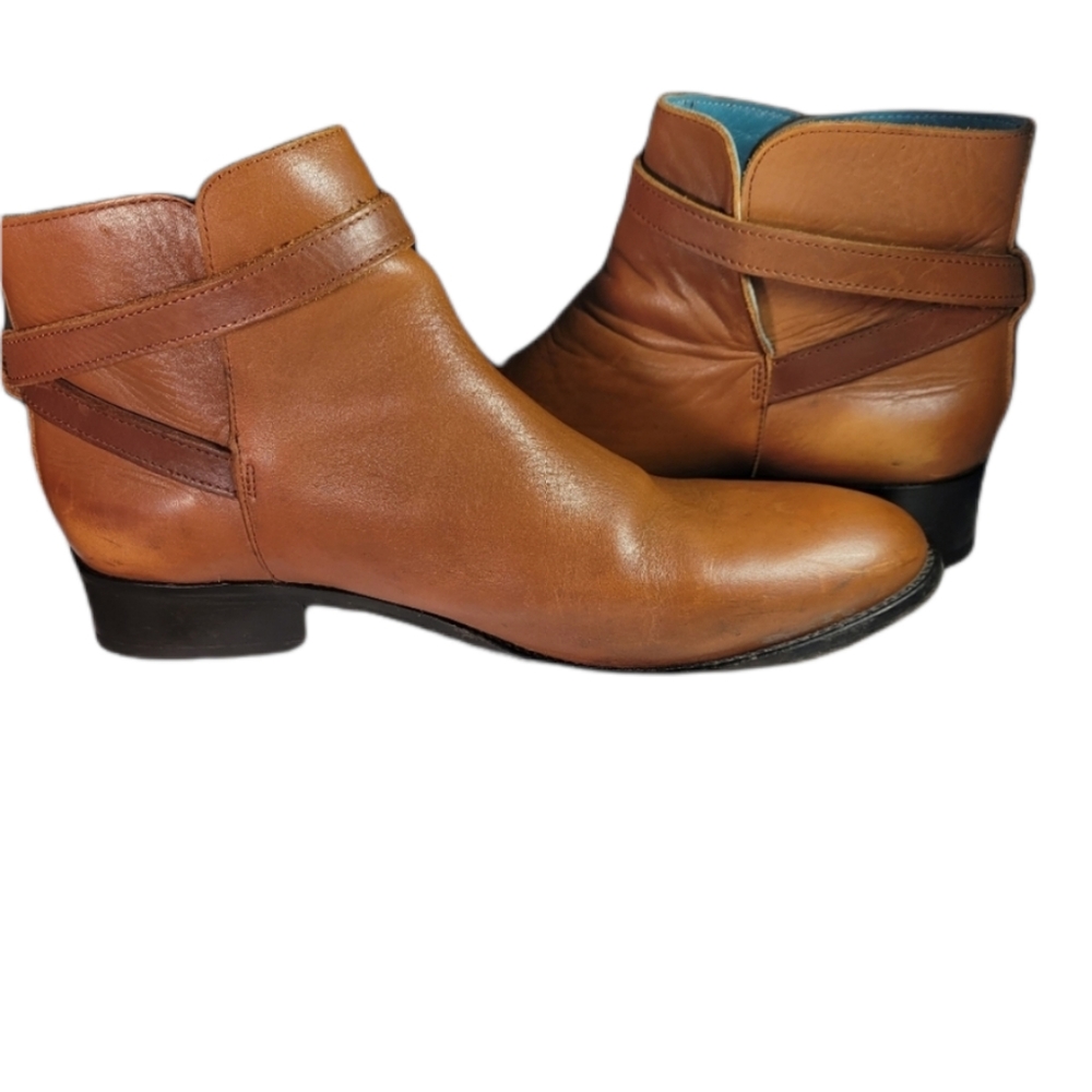 BODEN WOMENS URBAN BIKER ANKLE BOOTS